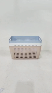 Rổ Nhựa Chữ Nhật Hokori 3318 Nhựa PP Siêu Bền Kích Thước 25x16x12cm Rổ Đựng Đồ Đa Năng Tiện Dụng