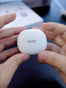 Acer OHR557 Sleep Earbuds Mini In-Ear TWS Wireless Bluetooth 5.4 Headphones Side Sleeping Friendly with Physical Noise Reduction & 20H Battery