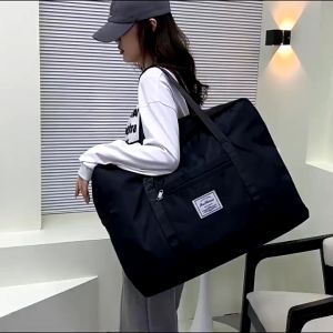 Travel Bag Large Organizer Luggage Bag Foldable Waterproof Nylon Gym Bag Handbag Yoga Sport Duffle Bag Beg