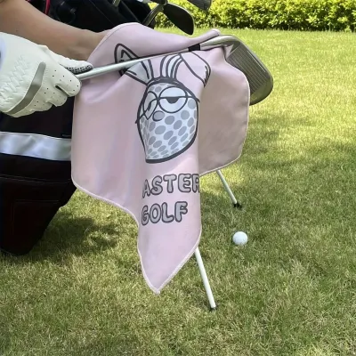 New Style Premium Golf Towel Double Sided Print Golf Accessories Super Absorbent Quick Dry for Quick Cleaning Perfect for Golf