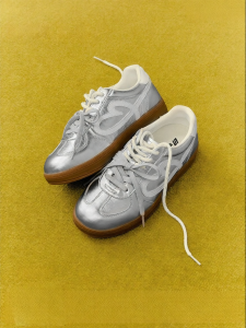 Belle | Dual Lace Thin Sole Leopard Pattern Training Shoes