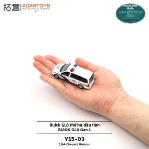 XCARTOYS | Mô Hình Xe Cảnh Sát Thực Tế 1/64 Hợp Kim