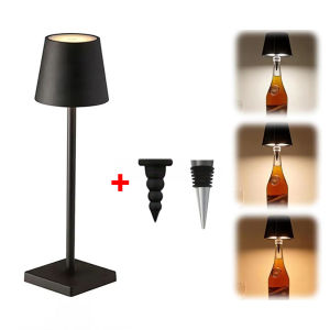 LED Desk Lamp Rechargeable Table Lamp Bar Ambiance Wireless Touch Wine Bottle Lamps Waterproof Led Lights Infinitely Dimmable