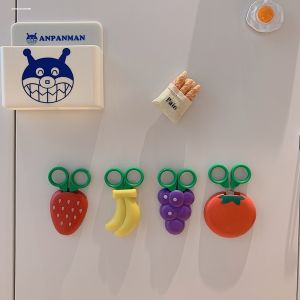 Fruit-shaped Childrens Scissors Refrigerator Magnet