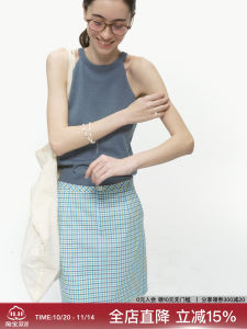 CountryMoment Womens Wool Blend Vest Outerwear Neck Hanging Strap Top Summer Regular Thickness Pure Color Slim Fit Original Design