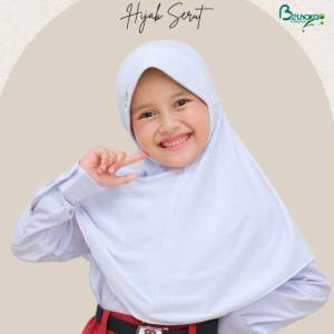 Kerudung Instan Model Rabbani Inova Anak Sekolah Full Warna