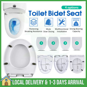 Toilet Bidet Seat Cover Bathroom Universal Thickened Toilet Cover Household Flush Bacterial Seat Toilet Accessories