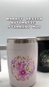 Self Stirring Mug Stainless Steel Mug Coffee Cup Double Insulated Cawan Kacau Automatik Coffee Cup
