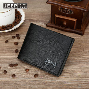 JEEP SPIRIT Ví Nam Ví Ngắn Doanh Nhân Ví Ngắn Ví Cầm Tay Túi Nam Ví Đựng Tiền Xu Thẻ