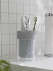 Portable Toothbrush Case Toothbrush Holder with Mug Travel Protect Storage Box for Home Supplies Toothbrush Case Stackable Cups Storage Organizer