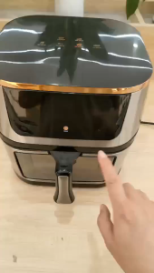 SG【Ready Stock】12L Large Capacity Air Fryer with Digital Touch Screen Oil-Free Healthy Cooking Multifunction Fryer for Roast Bake Grill & Reheat
