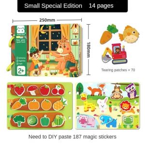 🇲🇾 {2-6 Years old} Preschool Learning Travel Toy Quiet Books For Toodlers /Montessori Busy Book For Kids