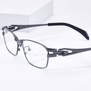 FONEX Titan Kính mắt khung người đàn ông thiết kế thương hiệu kính vuông siêu nhẹ trọng lượng chất lượng cao Nhật Bản kính mắt cho mắt 85764