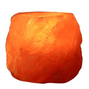 Himalayan Crystal Salt Candle Holder Salt Rock Candle Lamp Romantic Dinner Atmosphere Desktop Decoration Feng Shui Ornaments
