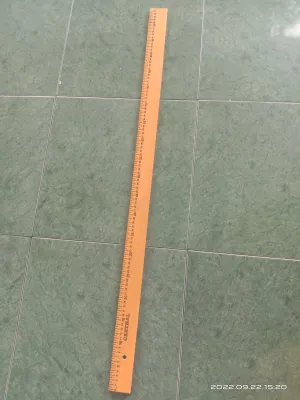 Penggaris 1meter asli kayu bukan mdf