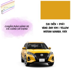 NISSAN NAVARA MÀU VÀNG ÁNH KIM - BÌNH XỊT SƠN XOÁ VẾT XƯỚC Ô TÔ 400ML (MÃ MÀU EAV)