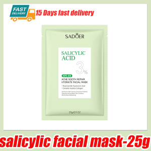 SADOER | 1/5/10/20 Pcs Salicylic Acid Face Mask Moisturizing Nourishing Firming Hydrating Facial Masks Face Sheet Mask Skin Care