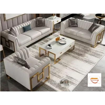 IDEA - Sofa Ruang Tamu Mewah 321 Seater Salur Full Set Bahan Kokoh Awet dan Tahan Lama