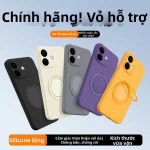 DAOWAIREN | Ốp Lưng Silicone Chống Sốc Toàn Diện Có Đế Đứng