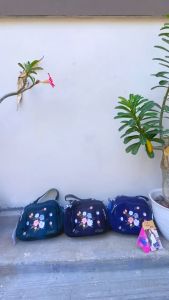 [ ERAJAYA BAG ] Tas selempang wanita chibao CBA 7701-11 #Sling Bag Beludru Bordir Bunga