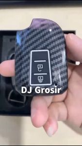 Case Carbon Smartkey Cover Key Kunci Toyota All New Yaris - 7390