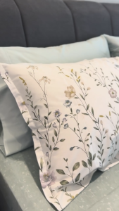 elise: 100% Cotton 930TC Valencia Prints - Vespertina Fitted Sheet Set