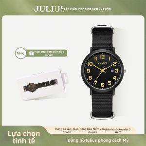 Julius | Đồng Hồ Quartz Sắt Im Lặng Cho Sinh Viên Thi Cử