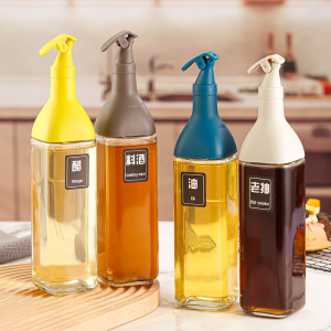 480ml Square Glass Oil Bottle: A Must-Have for Your Kitchen