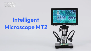 Matatastudio MT2 Digital Microscope 1080P Resolution 7 IPS 1200X HD Screen HDMI Output STEM Eucational for Kids & Teens