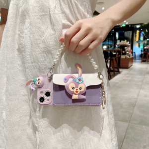 Ballet Rabbit Cute Cartoon Phone Case with Lanyard Oppo K12 K11 K10 K9 K7 K5 K1 Gummy Bear Dog Anti-Fall Soft Silicone Wallet