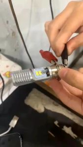 LAMPU DEPAN MOTOR LED SHIKATO AC/DC ALL MOTOR BEBEK DAN MATIC