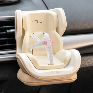 For Labubu Car Safety Seat Cartoon Chair Model Car Doll Decorative Item Car Interior Accessories Storage Gift for Labubu Fan