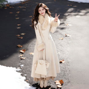CHANGTONG | Stylish Waist-High Long Coat  Spring 2026