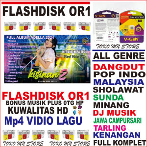 Full music Flashdisk 32GB plus Mp4 vidio all genre bisa cod flashdisk