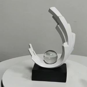 1pc Collectible figurine a light luxury ornament that symbolizes smooth sailing suitable for decorating the home living room entryway wine cabinet and TV cabinet a gift for housewarming or business opening
