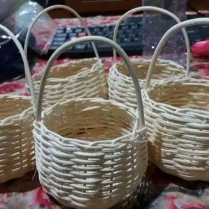 keranjang rotan mini murah
