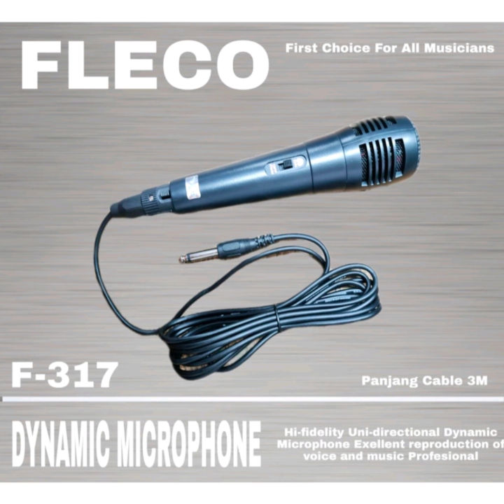 MIC KABEL MIK TALI UKURAN JACK KECIL 3,5MM DAN JACK BESAR 6,5MM