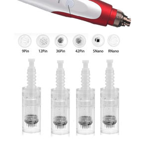 100Pcs Dermapen Mym N2 Microneedling Cartridge  12 36pin 42pin Nano Tip Replacement Microneedle Cartridge For Skin Care Beauty