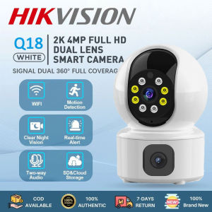 Hikvision Dual Lens CCTV Camera Wifi Connect 360 With Audio and Speaker Auto Tracking Waterproof Alarm Surveillance IP Security Camera