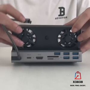 Docking Station for ROG Ally X (2024) ROG Ally Steam Deck Nintendo Switch Legion Go 6 in 1 9 in 1 10 in 1 4K 60Hz 100w USB 3.0 Dock