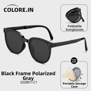 COLORE.IN | Foldable UV Protection Lightweight Polarized Sunglasses
