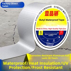 Strong Waterproof Adhesive Tape Self-Adhesive Roll Material Roof Crack Leak Proofing Sunroom Roofing Steel Sheet Waterproofing Butyl Tape