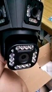 🎉Upgraded version Three Lens CCTV Camera🎉XIAOMI V380 PRO CCTV Outdoor 8K 16MP 5G WIFI 10X Hybrid Optical Zoom Linkage PTZ Humanoid Tracking Home Security Camera Outdoor Waterproof Full Color Night Vision 24 Hours Video Recording IP security Camera