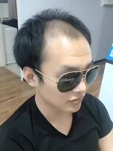 Dot Button Biological Scalp Durable Men Toupee Breathable Male Wigs 100% Human Hair Systems Natural Wig 6 INCH Hair Invisible Hairline Replacement Natural Looking Straight