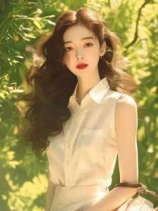 Áo Sơ Mi Không Tay Màu Trắng Cổ Polo Ôm Vừa Vặn Cho Nữ Mùa Hè 2025 Áo Sơ Mi Cotton Phong Cách Hàn Quốc Thường Ngày