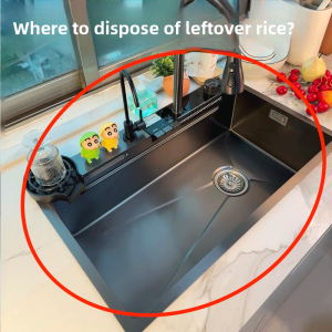 Kitchen Sink Strainer Rack Anti-Clogging Dishwashing Sink Residue Net Storage Shelf Leftovers Disposal Wall-Mounted Rack