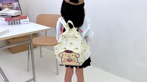 Beg Sekolah Kuromi Bag Sanrio Cinnamoroll Melody Cute Kids Bag Baby Girls Korean Style Fashion Travel Backpack School Bag