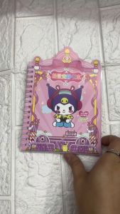 Sanrio New Coil Book Change Closet Sticker Book 24 boxed DIY cut-free hand-made scene Quiet book