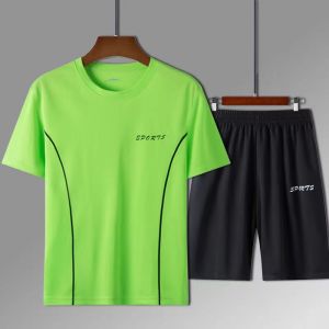 JIFANPAUL | Summer Basketball Outfit Set Quick-Dry T-Shirt and Shorts for Men