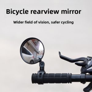 360 Rotation Adjustable Universal Bicycle Mirror Handlebar Rearview Mirror for Bicycle Motorcycle for Bike Riding Cycling Mirror